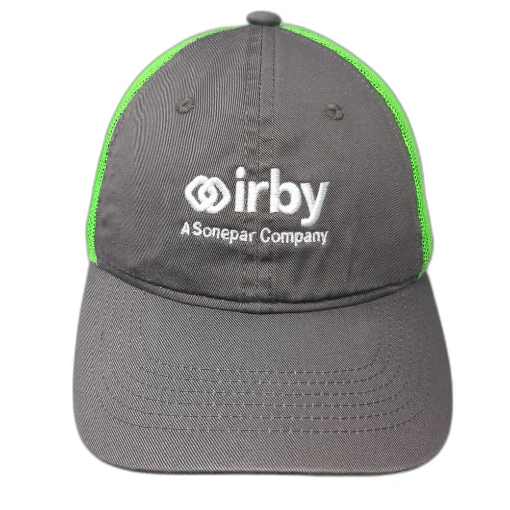 Outdoor Cap Baseball Cap Gray Green One Size Irby Sonepar Mesh Strapback Hat